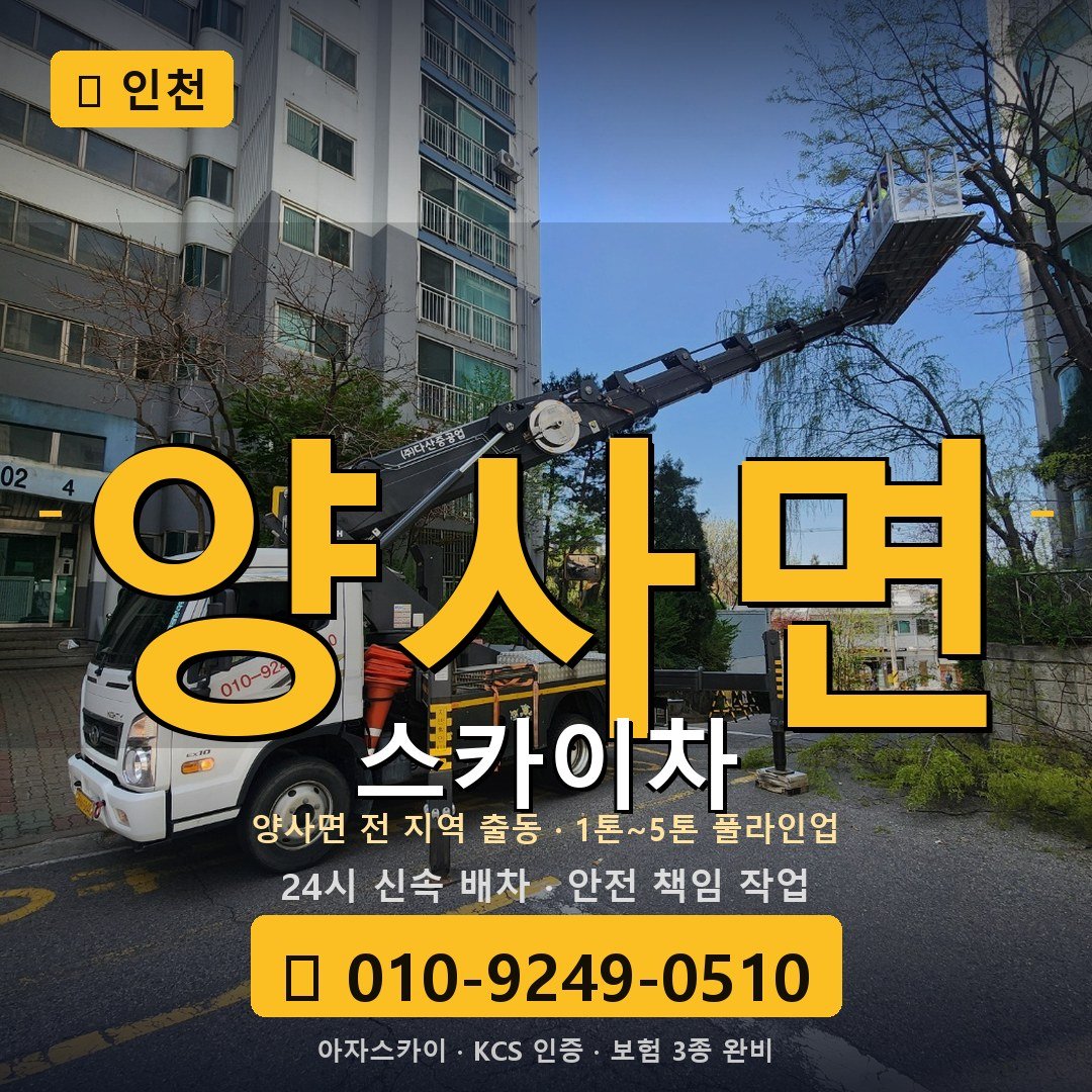 인천 양사면 스카이차 - 아자스카이