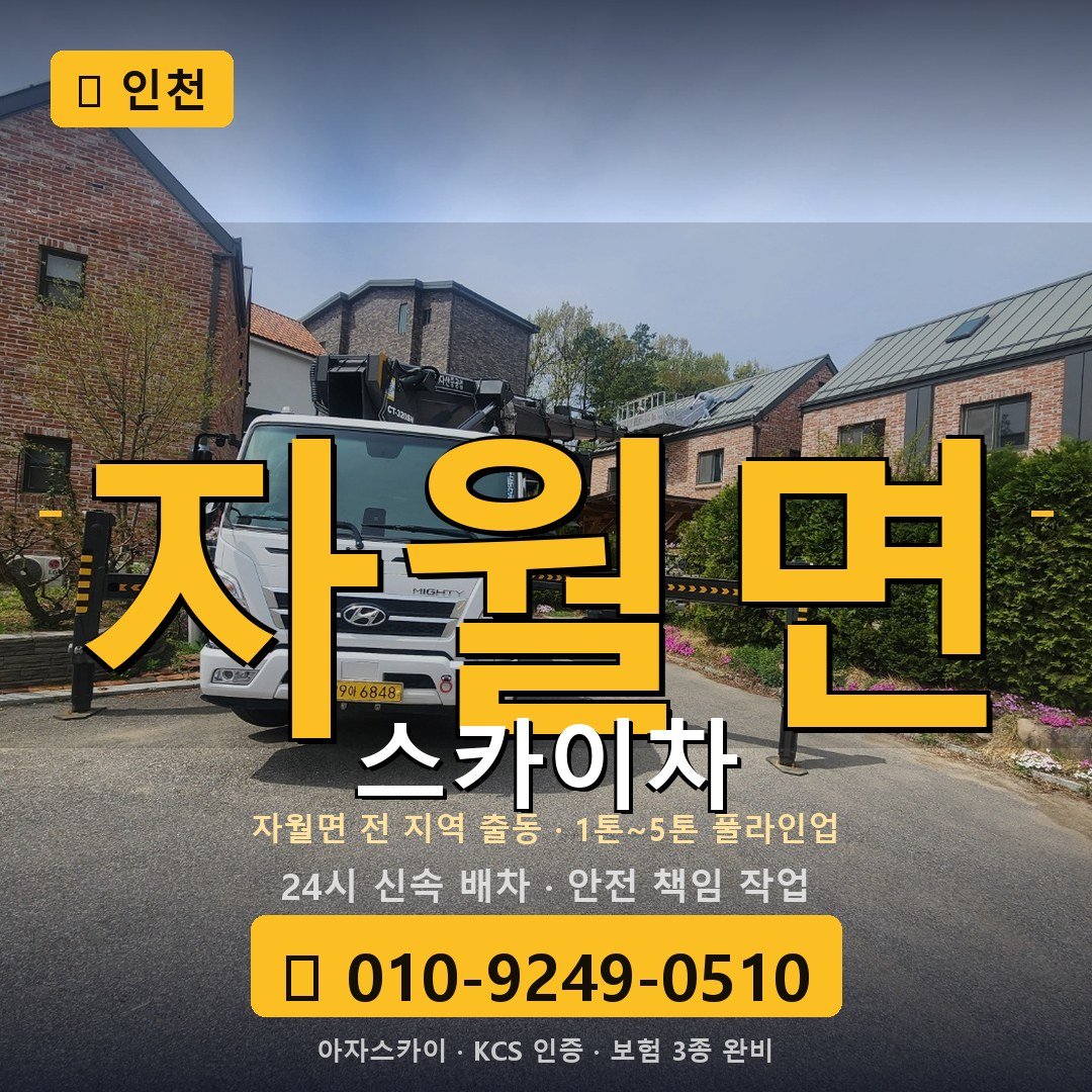 인천 자월면 스카이차 - 아자스카이